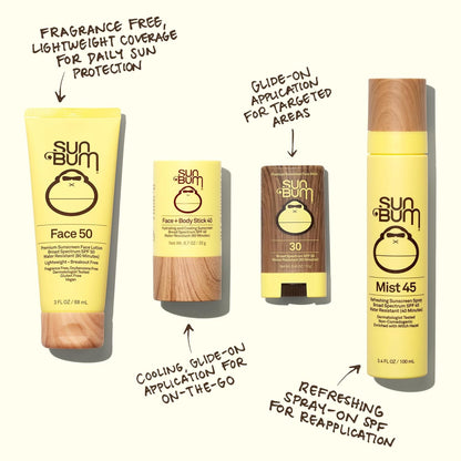 Sun Bum SPF 50 Face Cream Sunscreen with Zinc Oxide - Broad Spectrum Moisturizing Facial Sunscreen with Vitamin E...