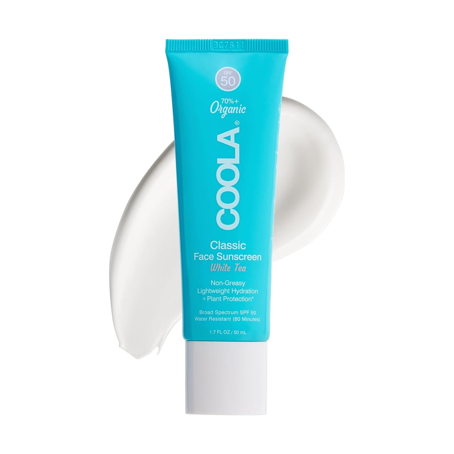 COOLA Organic Face Sunscreen SPF 50 Sunblock Lotion, Dermatologist Tested Skin Care for Daily Protection, Vegan and Gluten Free, Fragrance Free