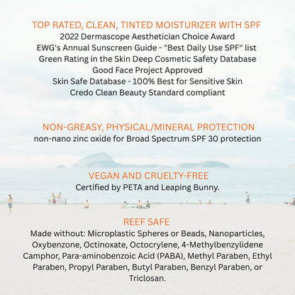 Suntegrity Tinted 5 in 1 Mineral Sunscreen for Face (SPF 30-2 oz) - Golden Light...