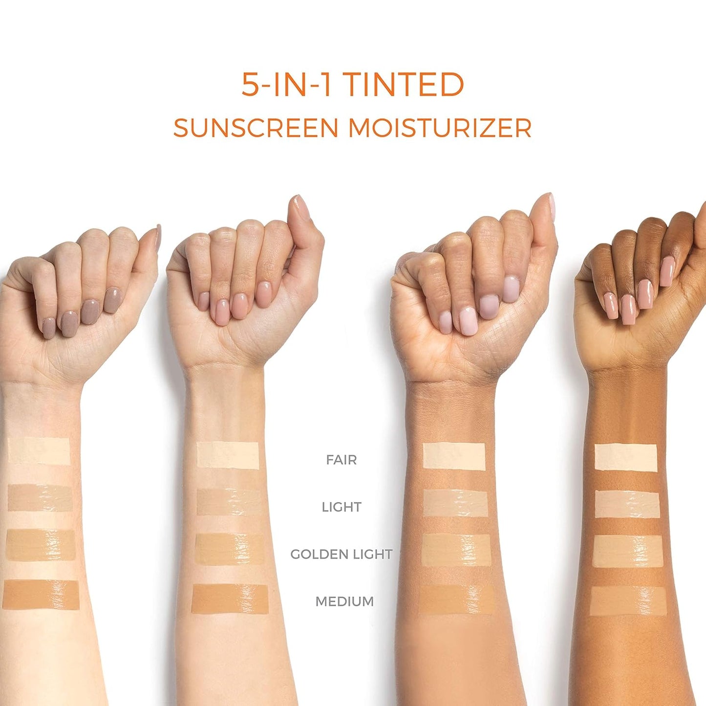 Suntegrity Tinted 5 in 1 Mineral Sunscreen for Face (SPF 30-2 oz) - Golden Light...