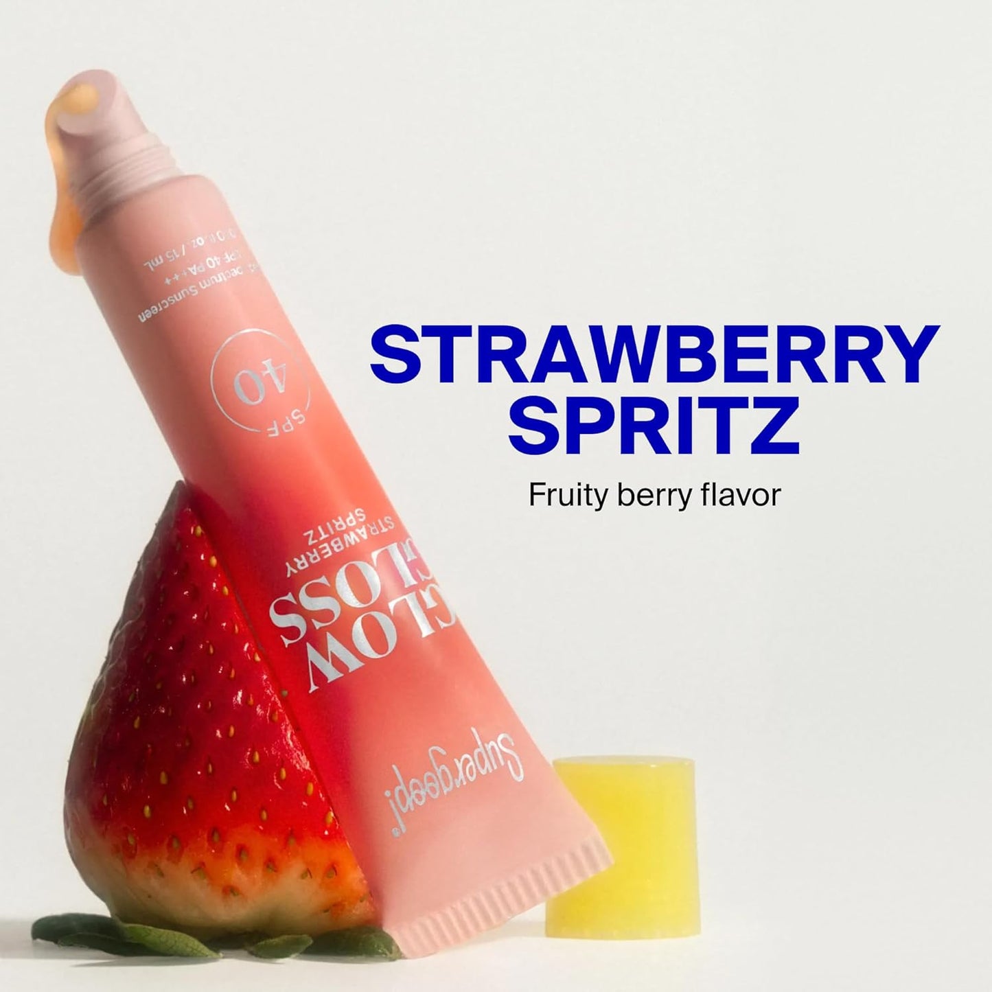 Supergoop! Glow Gloss SPF 40 Lip Balm - Broad Spectrum Protection with a Non-Sticky, High-Shine Finish - 0.5 fl oz