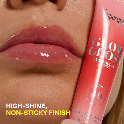 Supergoop! Glow Gloss SPF 40 Lip Balm - Broad Spectrum Protection with a Non-Sticky, High-Shine Finish - 0.5 fl oz