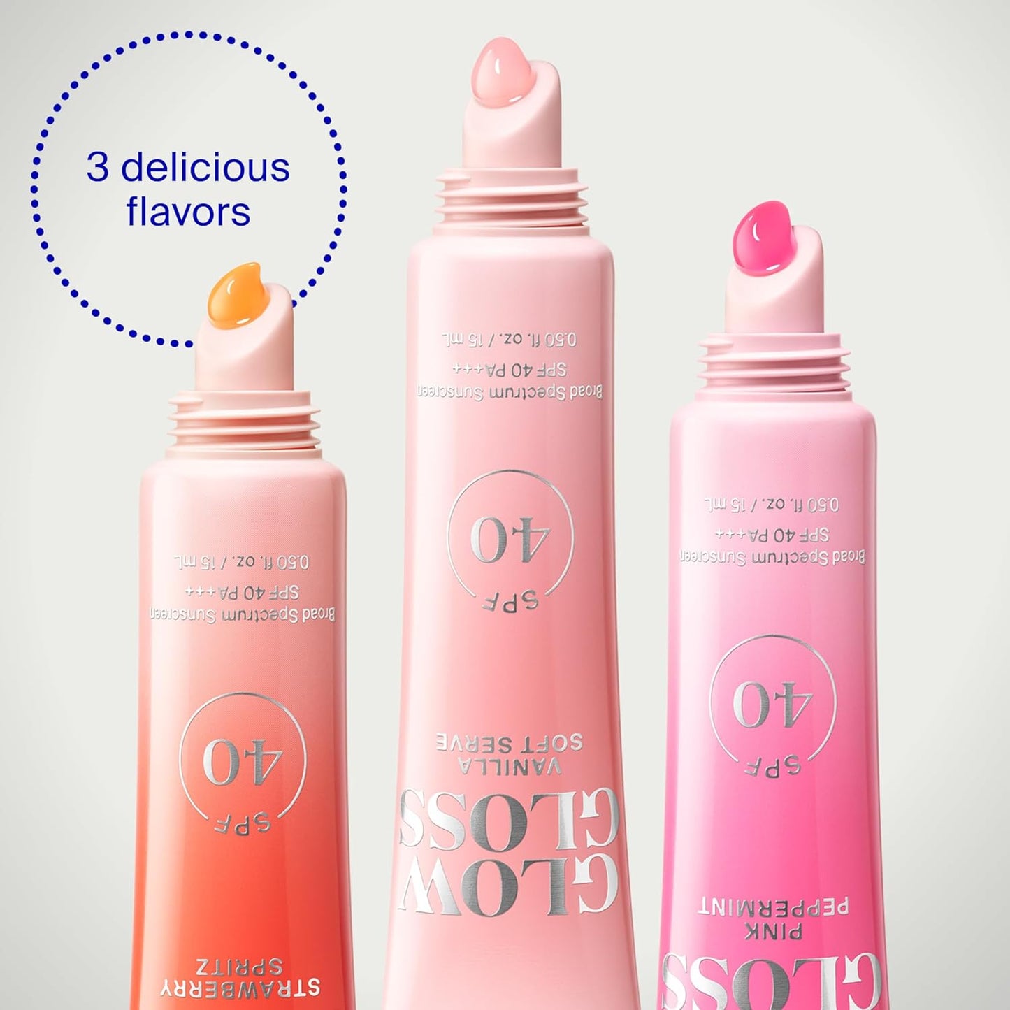 Supergoop! Glow Gloss SPF 40 Lip Balm - Broad Spectrum Protection with a Non-Sticky, High-Shine Finish - 0.5 fl oz