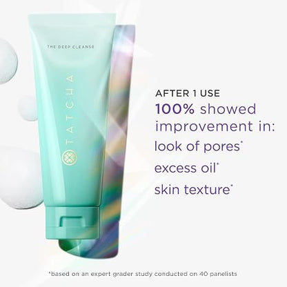 TATCHA The Deep Cleanse | Deep, Gentle Exfoliating Cleanser, Lifts Dirt..