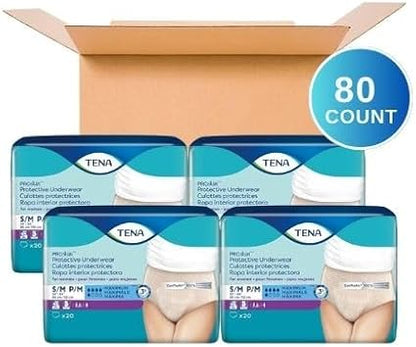 TENA ProSkin Small-Medium Nude-Colored Adult Female Moderate, 80 ct