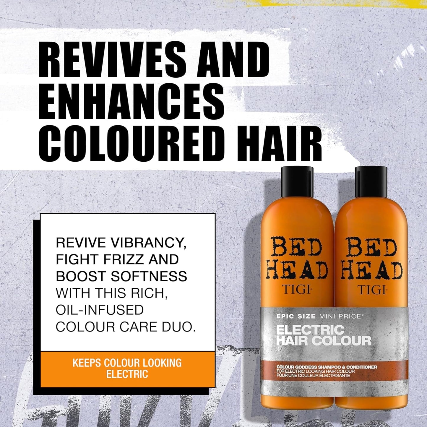 TIGI Bed Head Urban Antidotes Colour Goddess Shampoo and Conditioner Set for Dyed Hair