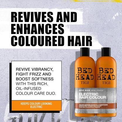 TIGI Bed Head Urban Antidotes Colour Goddess Shampoo and Conditioner Set for Dyed Hair