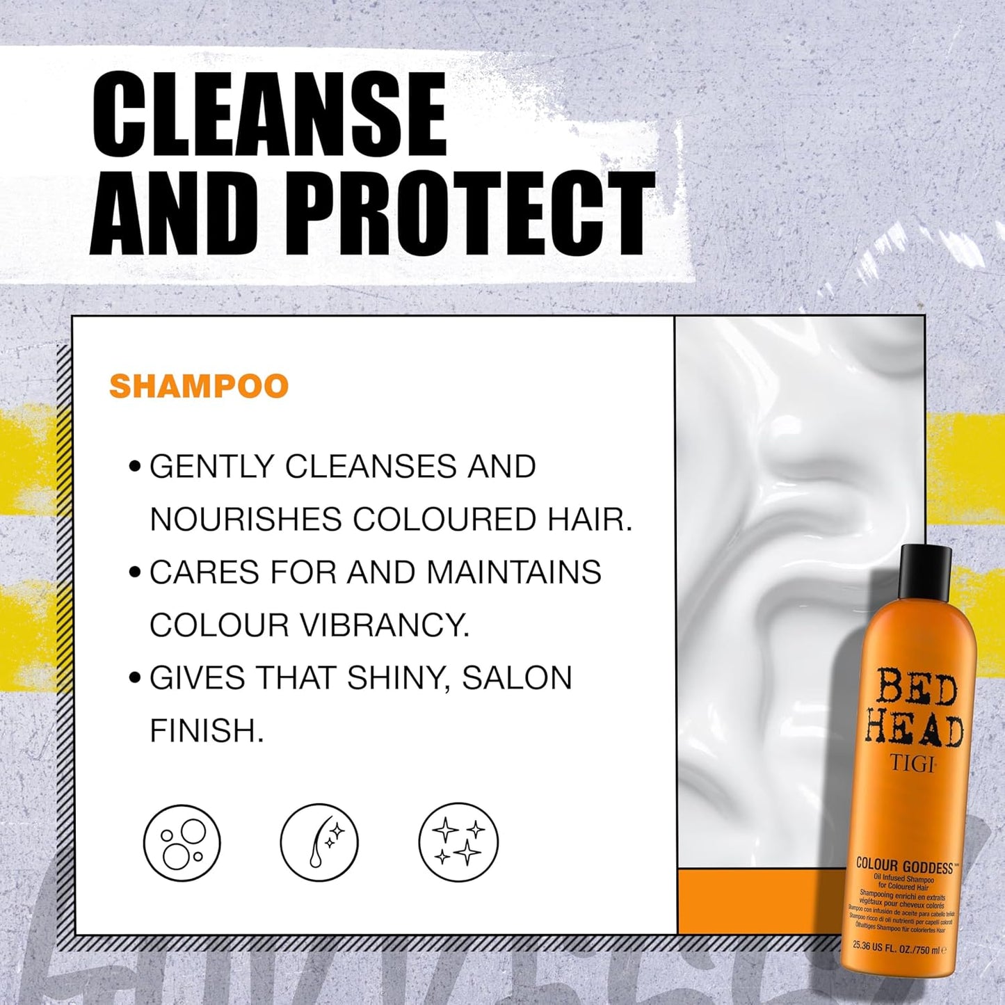 TIGI Bed Head Urban Antidotes Colour Goddess Shampoo and Conditioner Set for Dyed Hair