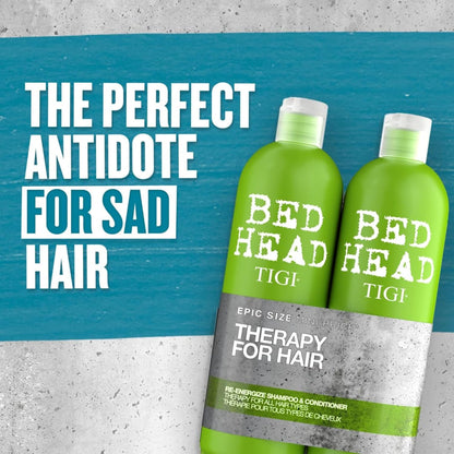 TIGI Bed Head Urban Antidotes Re-Energize Shampoo 25.36 oz (Pack of 2)