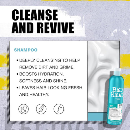 TIGI Bed Head Urban Antidotes Recovery Shampoo and Conditioner Set for Dry