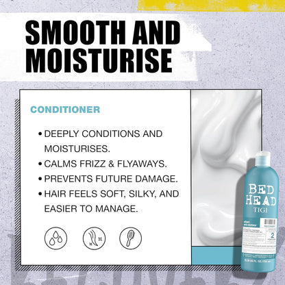 TIGI Bed Head Urban Antidotes Recovery Shampoo and Conditioner Set for Dry