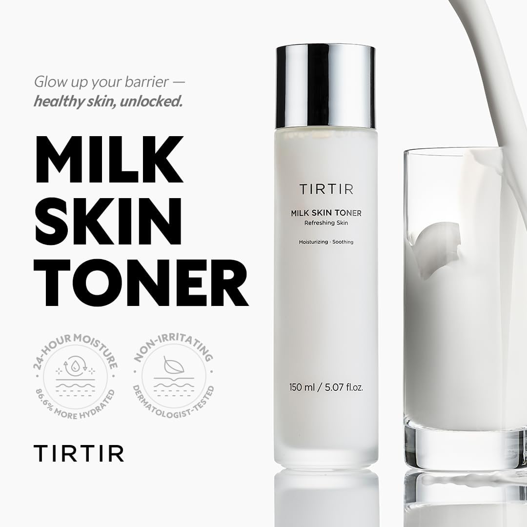 TIRTIR Milk Skin Rice Toner - Deep Moisturizing, Hydrating and Refreshing