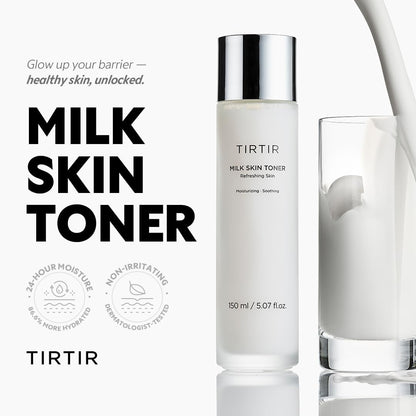TIRTIR Milk Skin Rice Toner - Deep Moisturizing, Hydrating and Refreshing