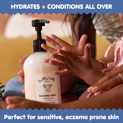 TUBBY TODD Everyday Baby Lotion, Moisturizer for Sensitive Skin | Non-Toxic, Hypoallergenic..