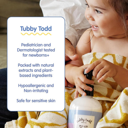 TUBBY TODD Everyday Baby Lotion, Moisturizer for Sensitive Skin | Non-Toxic, Hypoallergenic..