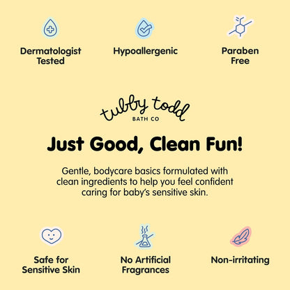 TUBBY TODD Everyday Baby Lotion, Moisturizer for Sensitive Skin | Non-Toxic, Hypoallergenic..
