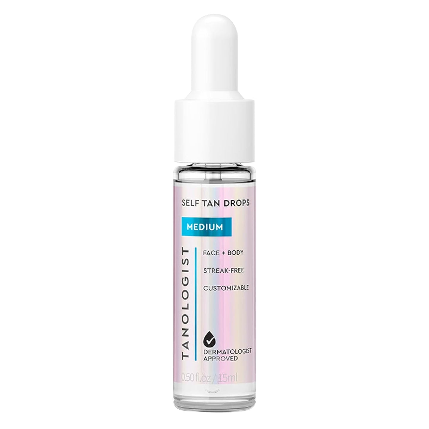 Tanologist Self-Tan Drops- Medium, Bronzing Serum, Customizable Face & Body Self Tanner for Moisturizer..