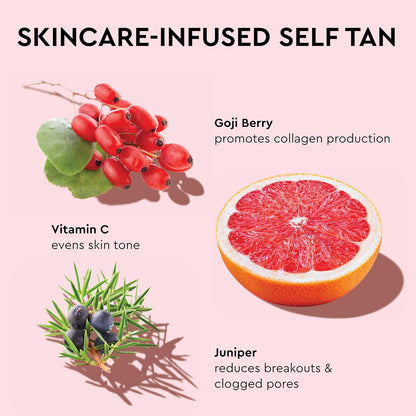 Tanologist Self-Tan Drops- Medium, Bronzing Serum, Customizable Face & Body Self Tanner for Moisturizer..