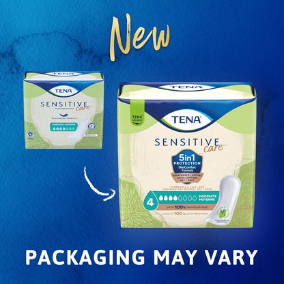Tena Sensitive Adult Bladder Control Pads, Female Pads, 12 in, 180 ct