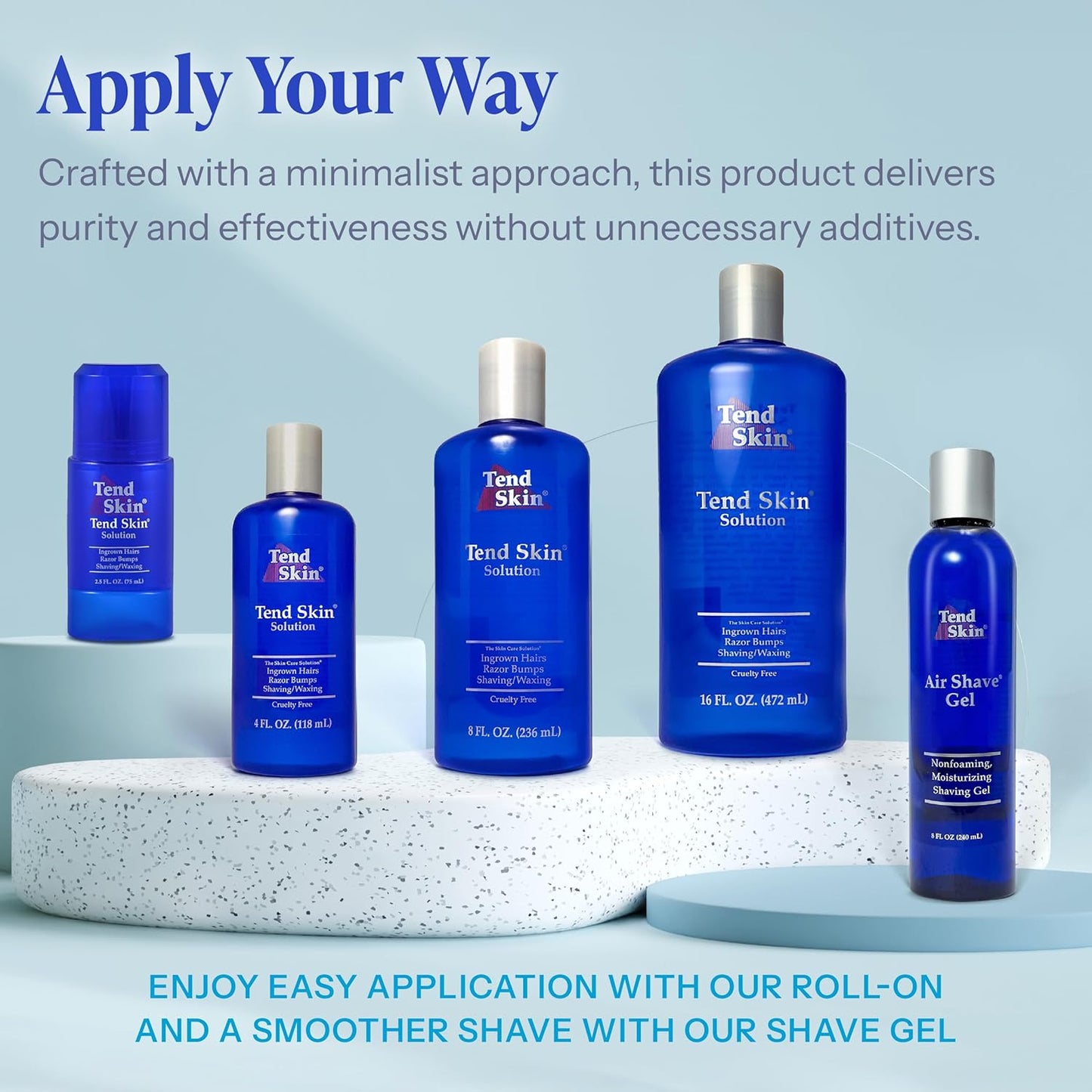 Tend Skin Solution for Razor Bumps and Ingrown Hair, 4 Oz | Solution for Unsightly Razor Burns, Post Shaving and Waxing Toner..