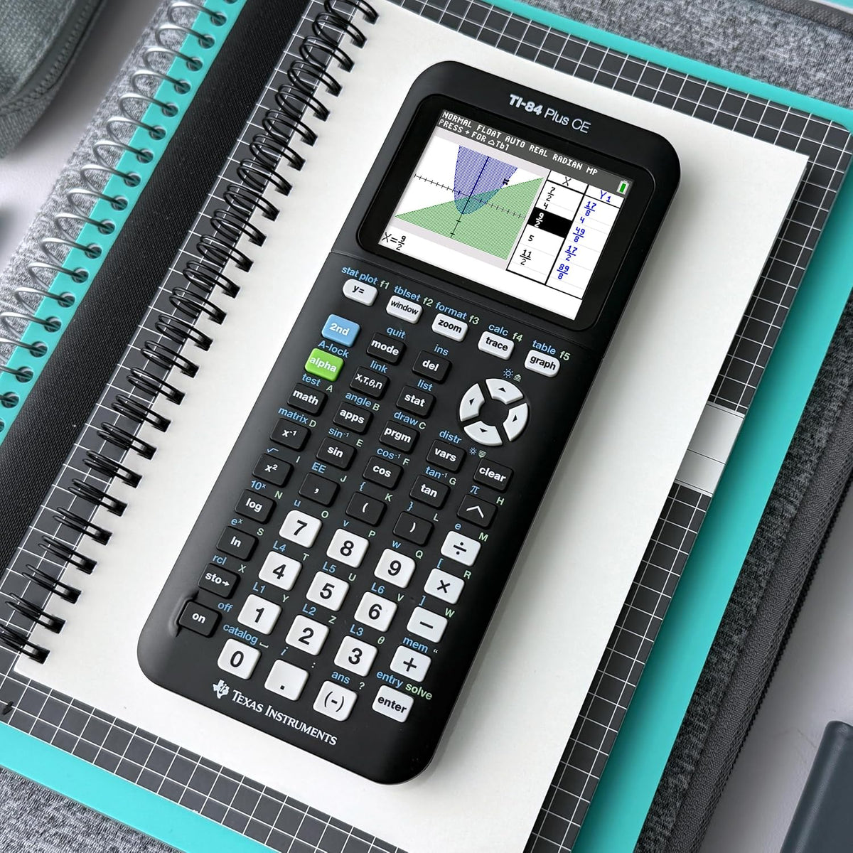 Texas Instruments TI-84 Plus CE Color Graphing Calculator, Black