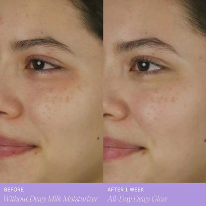 Tatcha The Dewy Milk Moisturizer, Lightweight, Oil-Balancing Hydration for Bouncy Skin &amp; a Lasting Dewy Glow