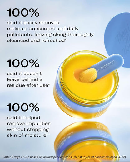 Then I Met You Living Cleansing Balm, Travel Makeup Remover Oil Cleanser | Korean Skin Care Face Wash, Cleansing Oil, Facial Cleanser..