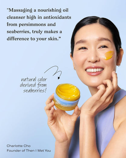 Then I Met You Living Cleansing Balm, Travel Makeup Remover Oil Cleanser | Korean Skin Care Face Wash, Cleansing Oil, Facial Cleanser..
