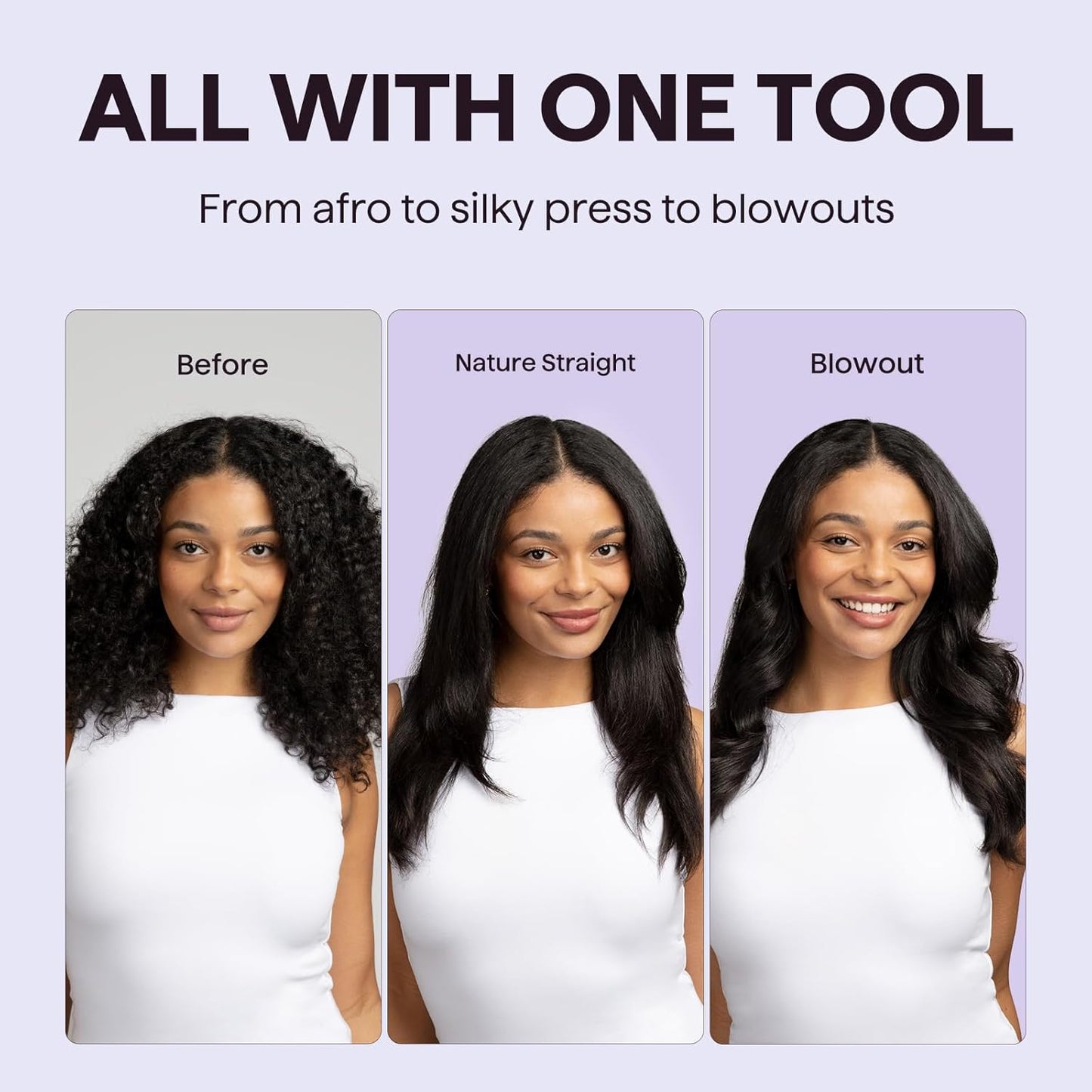 Wavytalk Thermal Brush Blowout Boost 1.5″ Heat Round Brush for Blowout Look | Negative Ion Technology..