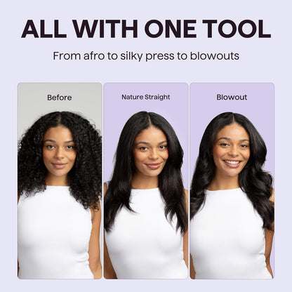 Wavytalk Thermal Brush Blowout Boost 1.5″ Heat Round Brush for Blowout Look | Negative Ion Technology..