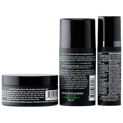 Tiege Hanley Acne Treatment Skin Care Set for Men