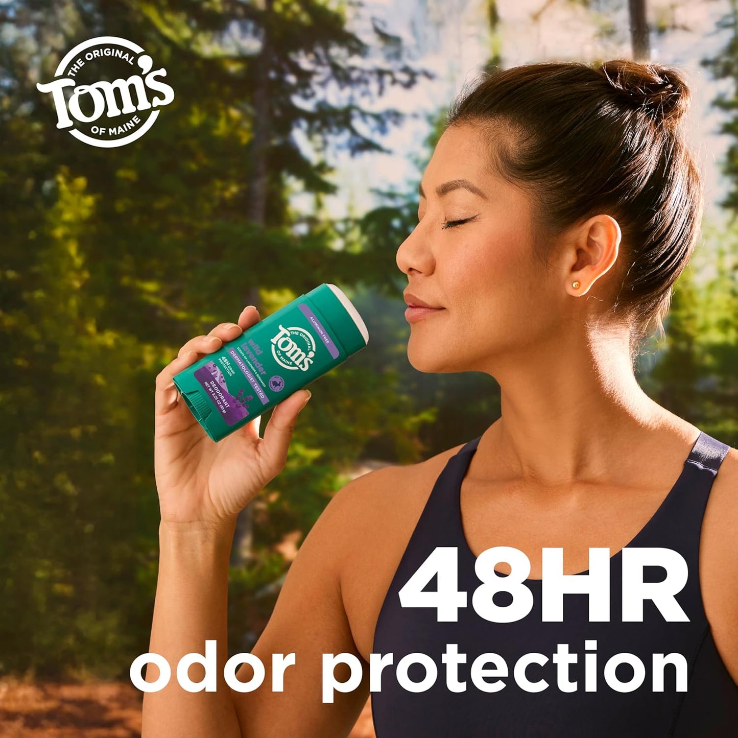 Tom’s of Maine Wild Lavender Natural Deodorant for Men and Women, Aluminum Free, No Artificial Fragrances..