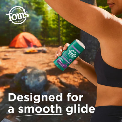 Tom’s of Maine Wild Lavender Natural Deodorant for Men and Women, Aluminum Free, No Artificial Fragrances..