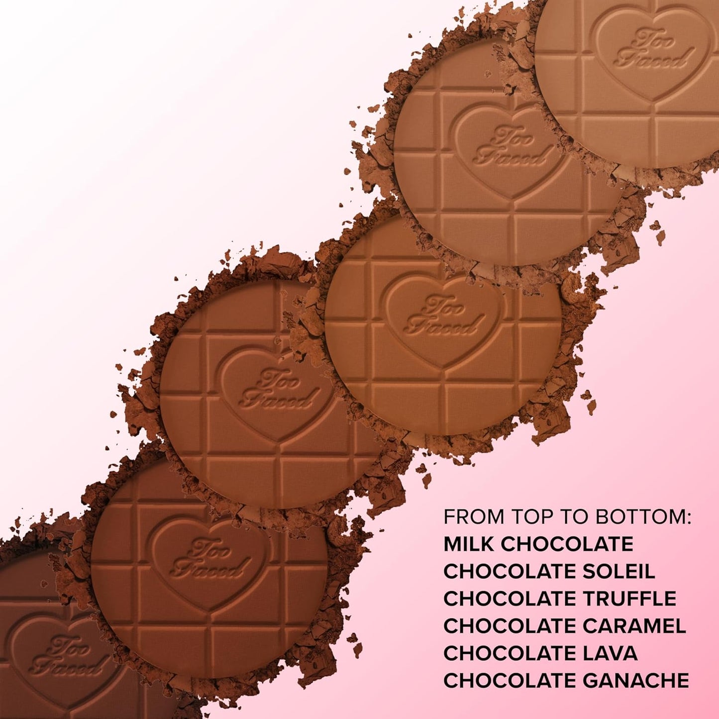 Too Faced Chocolate Soleil Matte Blurring Bronzer | Matte Bronzer Powder that Mimics Natural Skin..