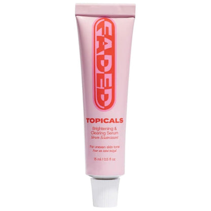Topicals, Faded Brightening Serum, Reduces Discoloration, 0.5 Fl Oz