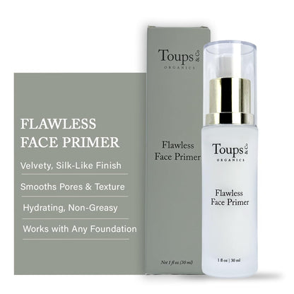 Toups &amp; Co Flawless Face Primer | Velvety Smooth, Silk-Like Finish | Pore-Minimizing, Hydrating & Antioxidant-Rich..