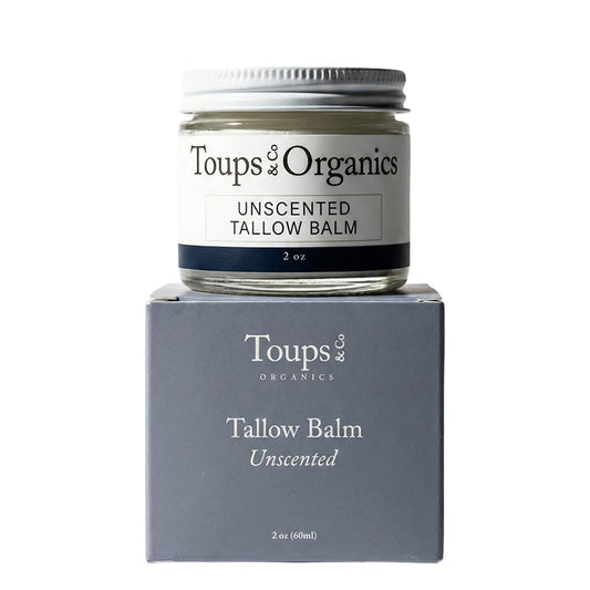 Toups & Co Tallow Balm – Unscented | Grass-Fed Tallow Balm for Face & Body | Fragrance-Free Daily Moisturizer