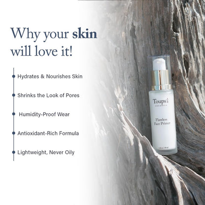 Toups &amp; Co Flawless Face Primer | Velvety Smooth, Silk-Like Finish | Pore-Minimizing, Hydrating & Antioxidant-Rich..