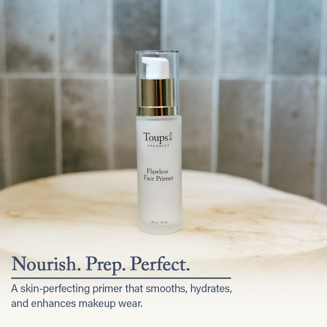 Toups &amp; Co Flawless Face Primer | Velvety Smooth, Silk-Like Finish | Pore-Minimizing, Hydrating & Antioxidant-Rich..