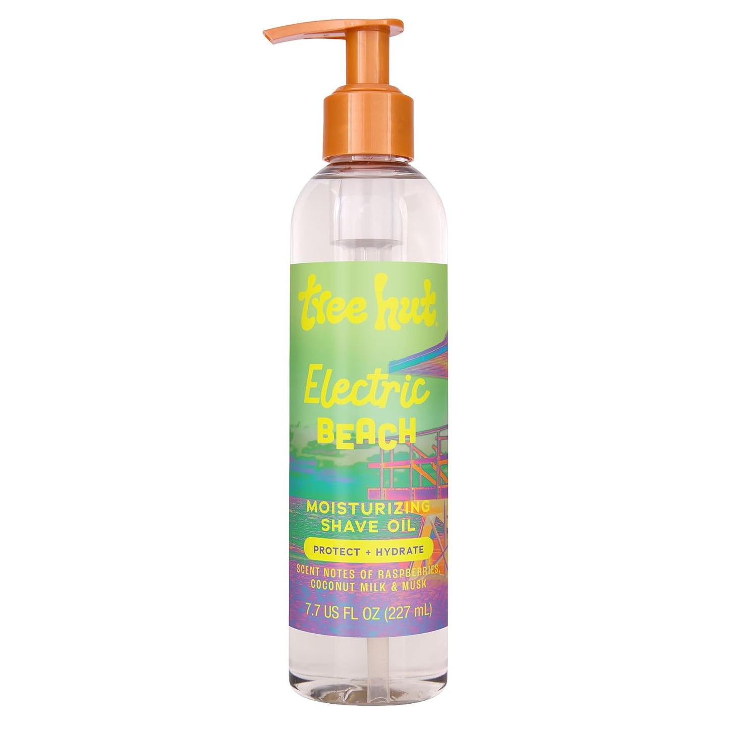 Tree Hut Electric Beach Moisturizing Shave Oil, Hydrating Gel-to-Oil Formula for a Close, Smooth Shave..