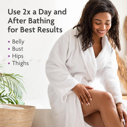 Trilastin Body Oil (3.4oz) | Vitamin-Infused Stretch Mark Oil | Body Serum for Scars, Stretch Marks, and Moisturizing..