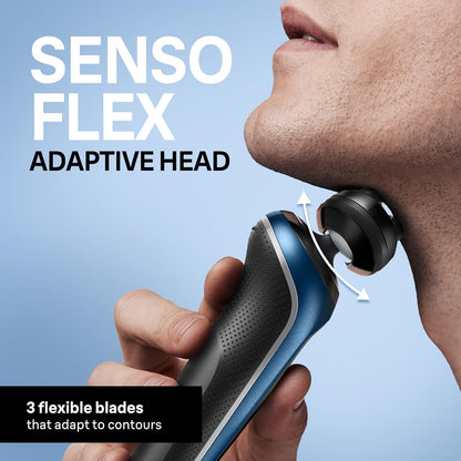 Braun Electric Shaver for Men, Series 6 6172cc, Wet & Dry Shave, Shaving Kit with SmartCare Center and Precision Trimmer