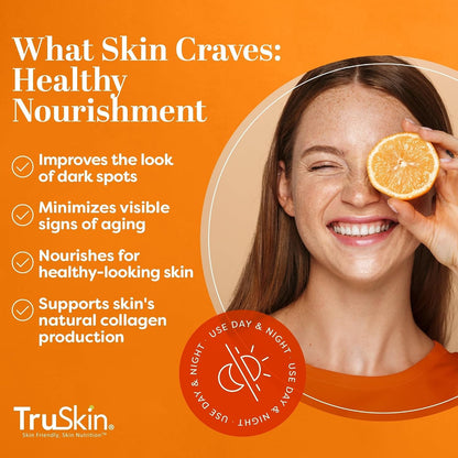 TruSkin Brightening Vitamin C Serum for Face with Hyaluronic Acid, Size: 2 Fl Oz (Pack of 1)