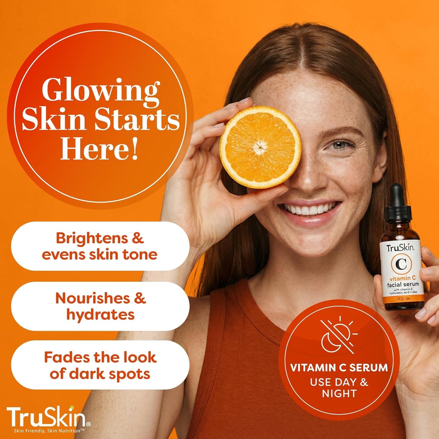 TruSkin Vitamin C Serum for Face – Anti Aging Face Serum with Hyaluronic Acid & Vitamin E..
