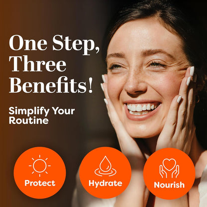 TruSkin Sunscreen Serum for Face - SPF 30 Universal Tinted Mineral Sunscreen Face Serum with Zinc Oxide..