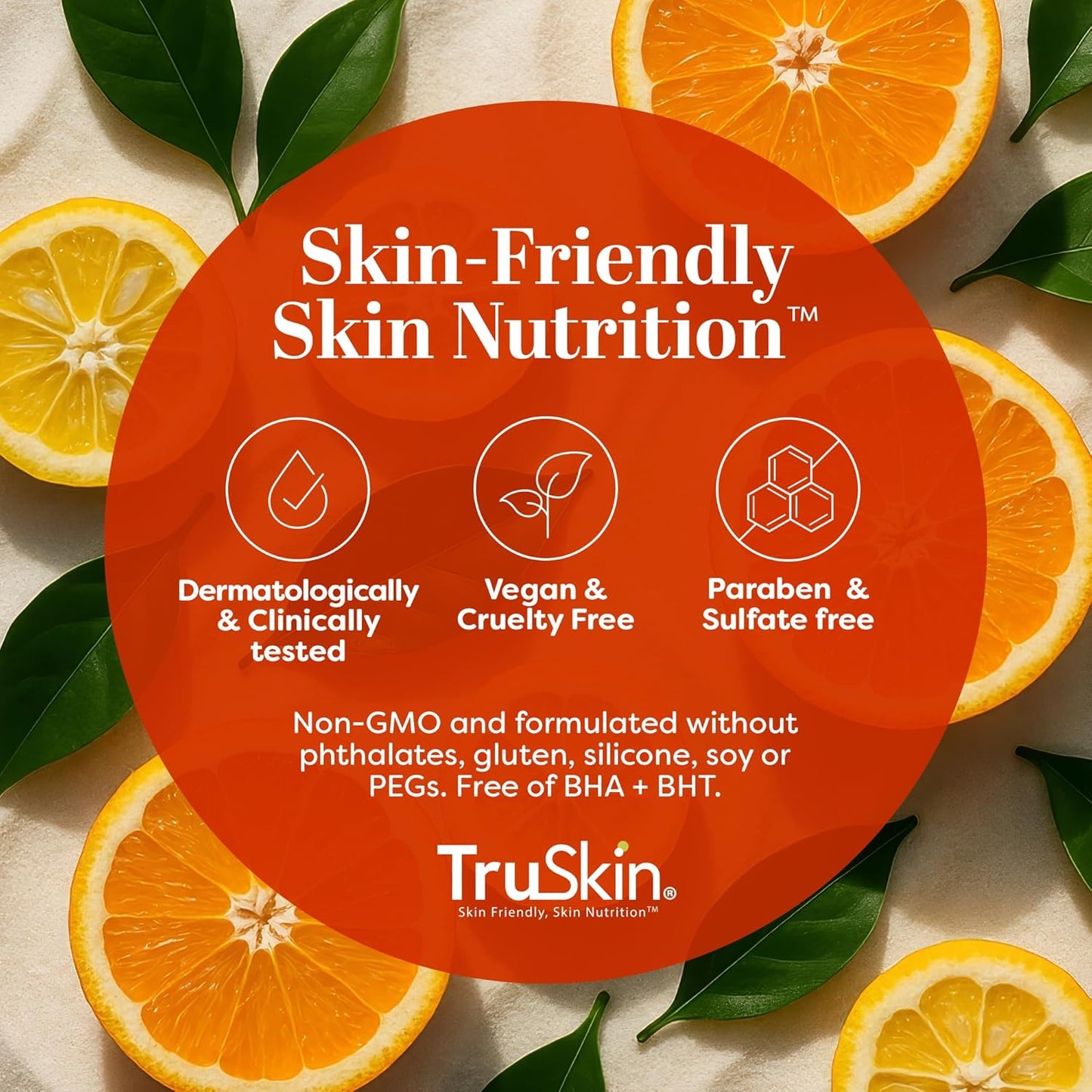TruSkin Vitamin C Face Scrub &amp; Face Exfoliator - Brightening Facial Scrub with Bora Bora White Sand &amp; Yuzu Lemon..