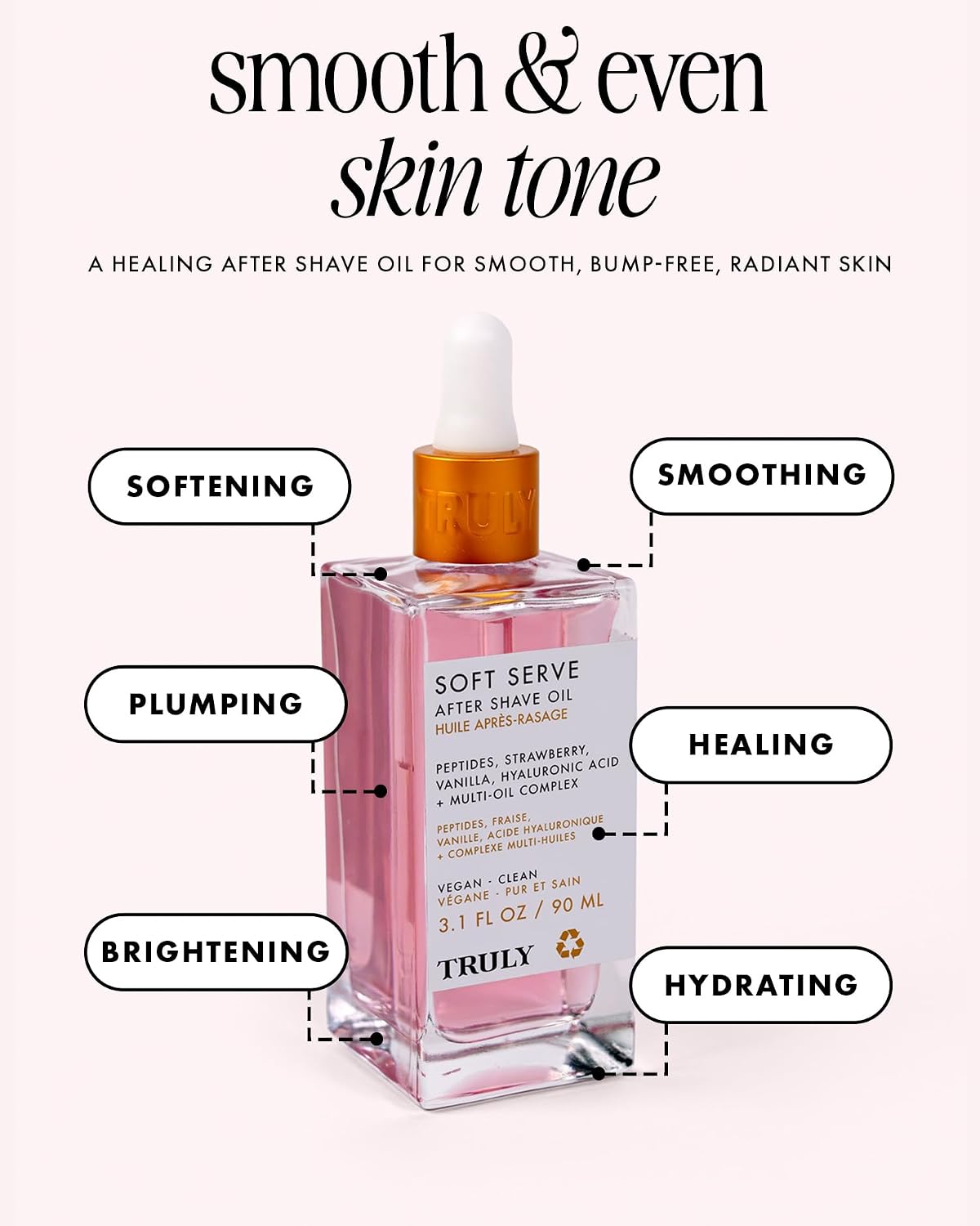 Truly Beauty Luxury After Shave Oil | Soothing Treatment for Sensitive Skin