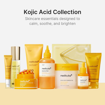 medicube Wrapping Mask Kojic Acid, Turmeric, Vitamin C Overnight Peel Off Facial Mask..