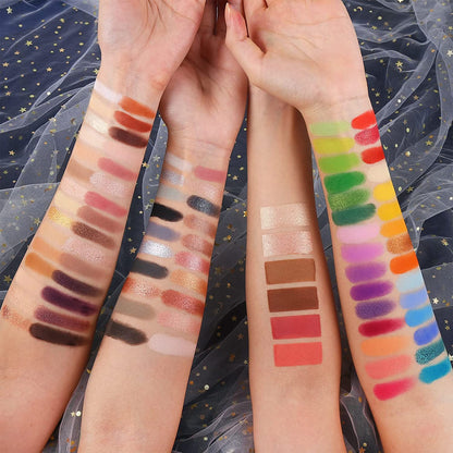 UCANBE 86 Colors Nude Eyeshadow Palette with 15pcs Makeup Brushes Set,Color - Pretty All Set 2..