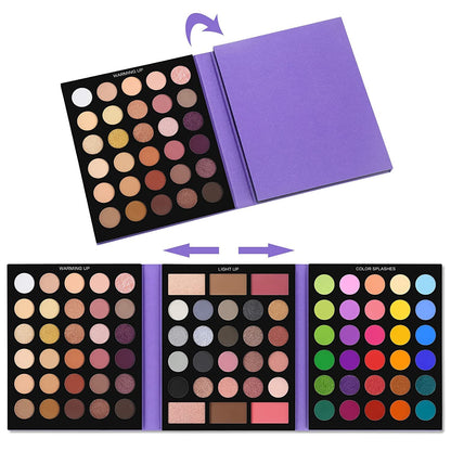 UCANBE 86 Colors Nude Eyeshadow Palette with 15pcs Makeup Brushes Set,Color - Pretty All Set 2..